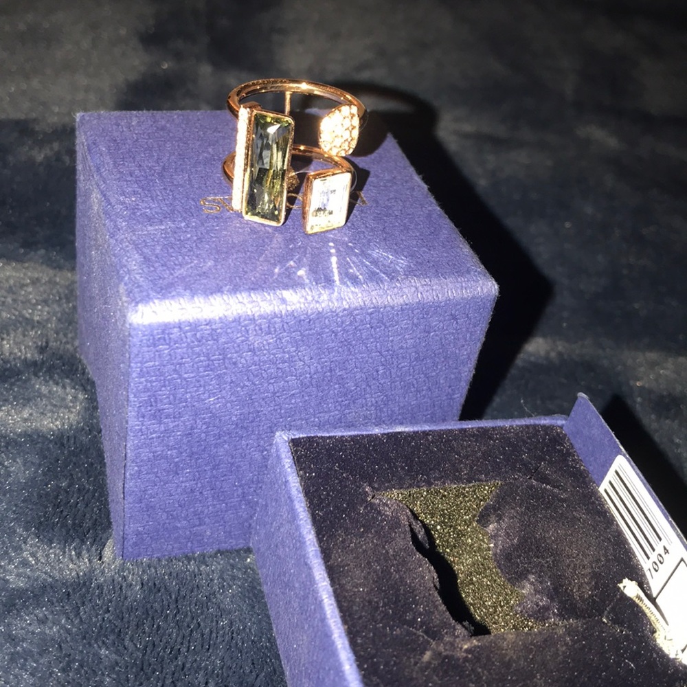 Swarovski Rose Gold Crystal Ring